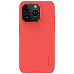 NILLKIN super frosted shield PRO IPHONE 15 PRO (6,1) RED / CZERWONY