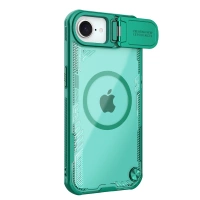 Etui Nillkin iPhone 16e Iceblade Prop Magnetic z osłoną na aparat i podstawką Zielone