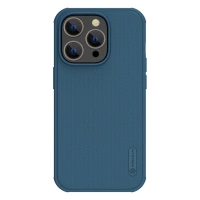 Etui Nillkin Super Frosted Shield Pro Magnetic Case etui iPhone 14 Pro Max z MagSafe magnetyczne niebieski