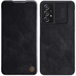 Nillkin Qin skórzana kabura etui Samsung Galaxy A73 czarny