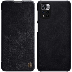 Etui Nillkin Qin Case do Xiaomi Redmi Note 11 Pro+ (China) / Redmi Note 11 Pro (China) / Mi11i HyperCharge z klapką - czarne